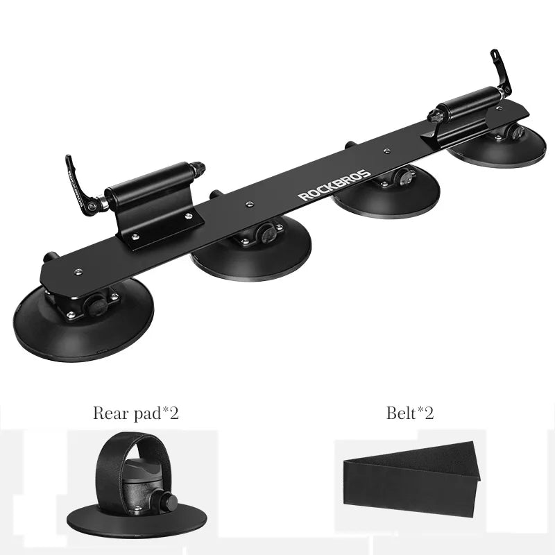 ROCKBROS Car Roof Rack Carrier With Suction Cup Bike Mount