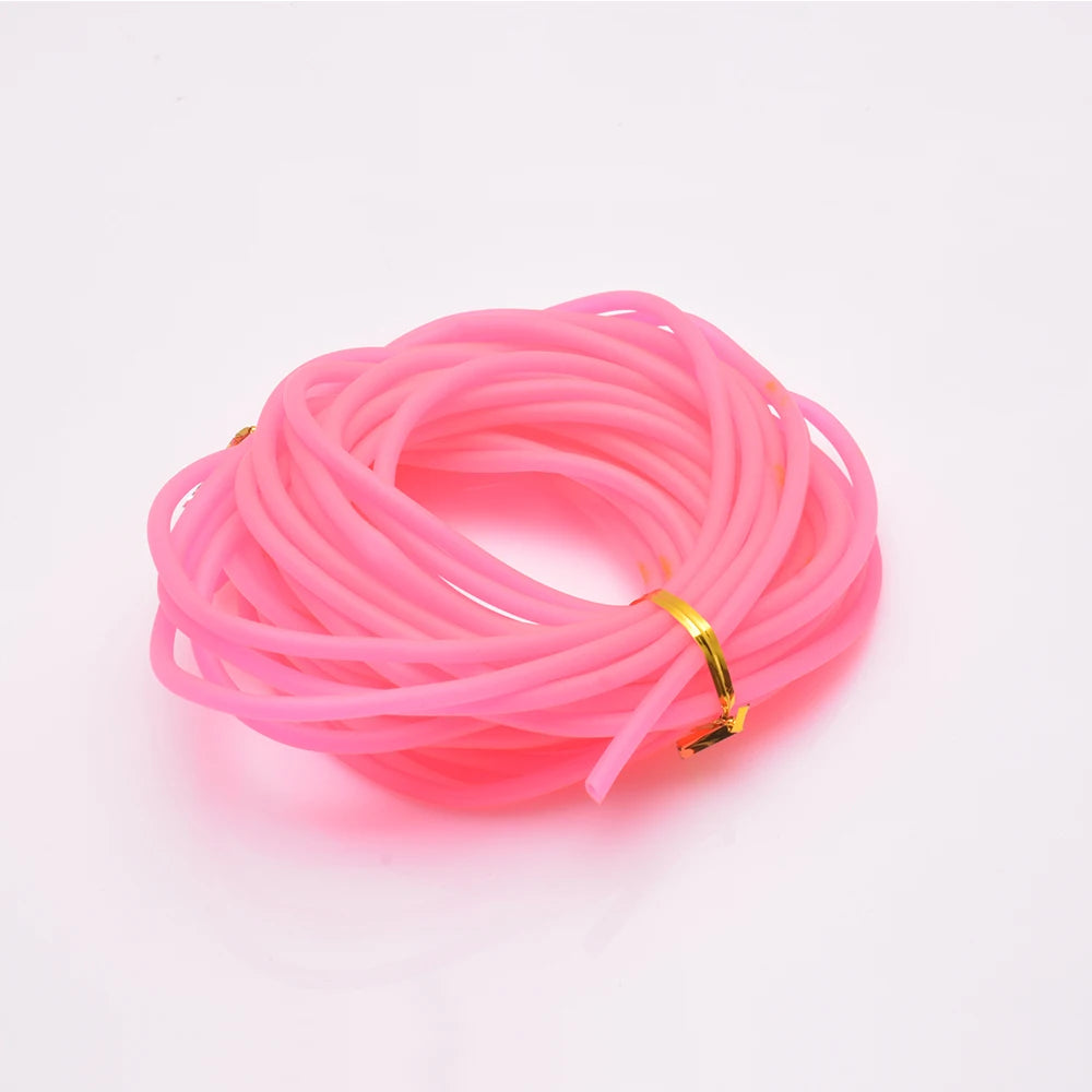 JTUUWRAP Luminous Noctilucent Fishing Line Tubes Silicone Anti Bite