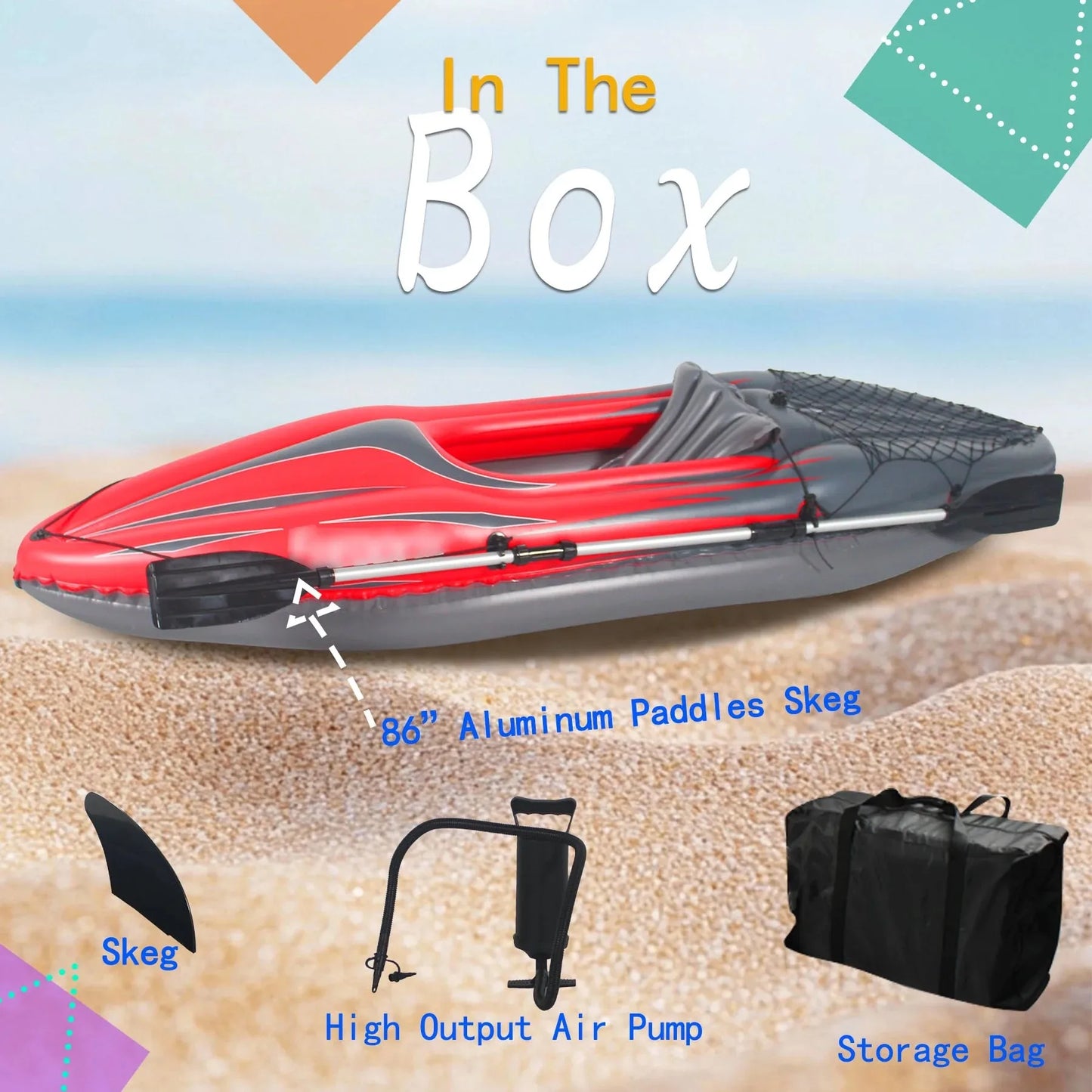 HHSJZWCY Inflatable Kayak Fishing Boat for One Person