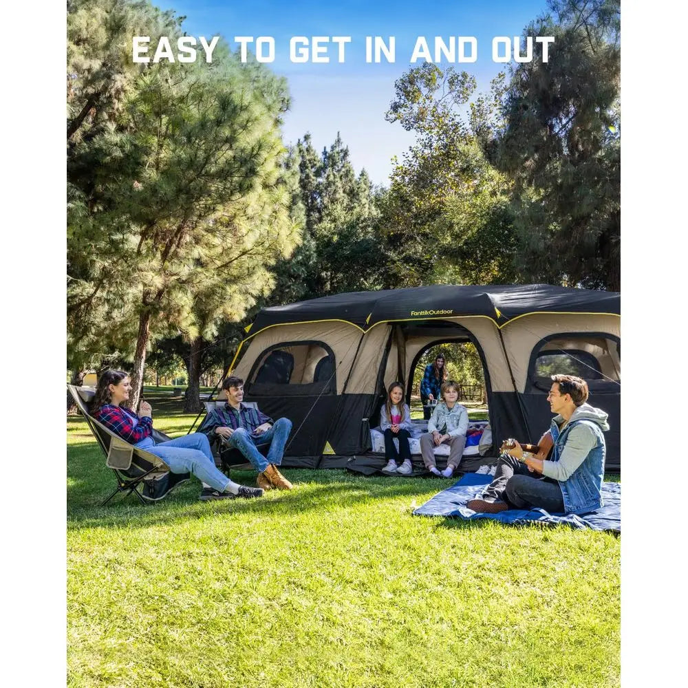 YTYIN Instant Cabin Tent Sets Up In 60 Seconds With Rainfly