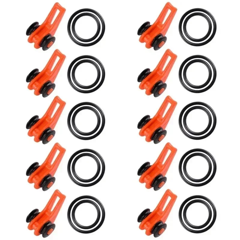 Silicone Ring Hook Keeper For Fishing Rods And Lures