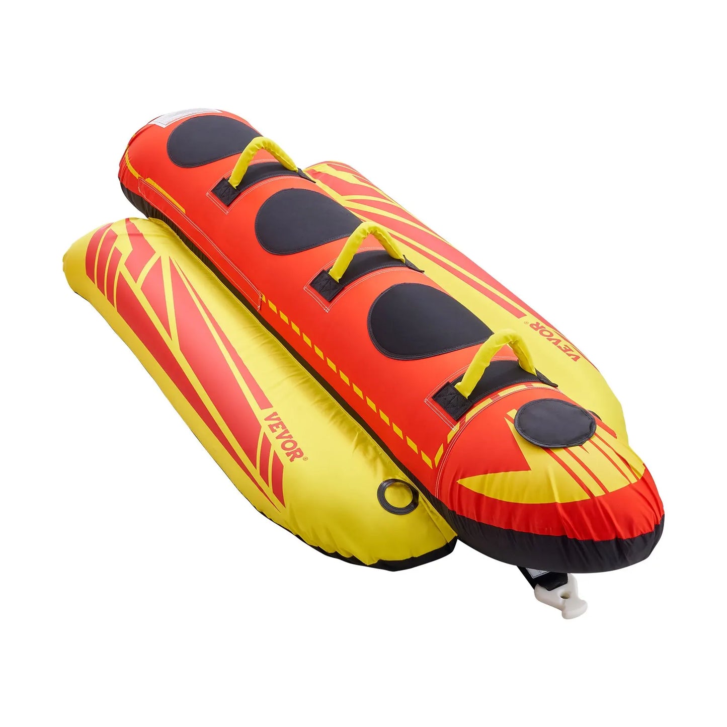 Towable Boating Tube For 3 Riders, Hot Dog Water Tube