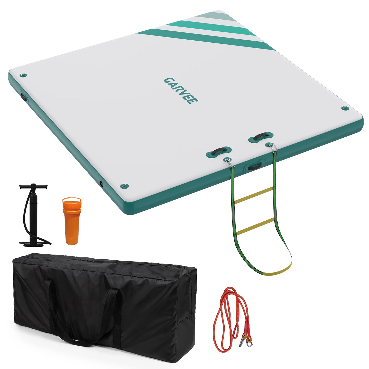 Portable Inflatable Floating Dock Platform Non-Slip PVC Water Mat