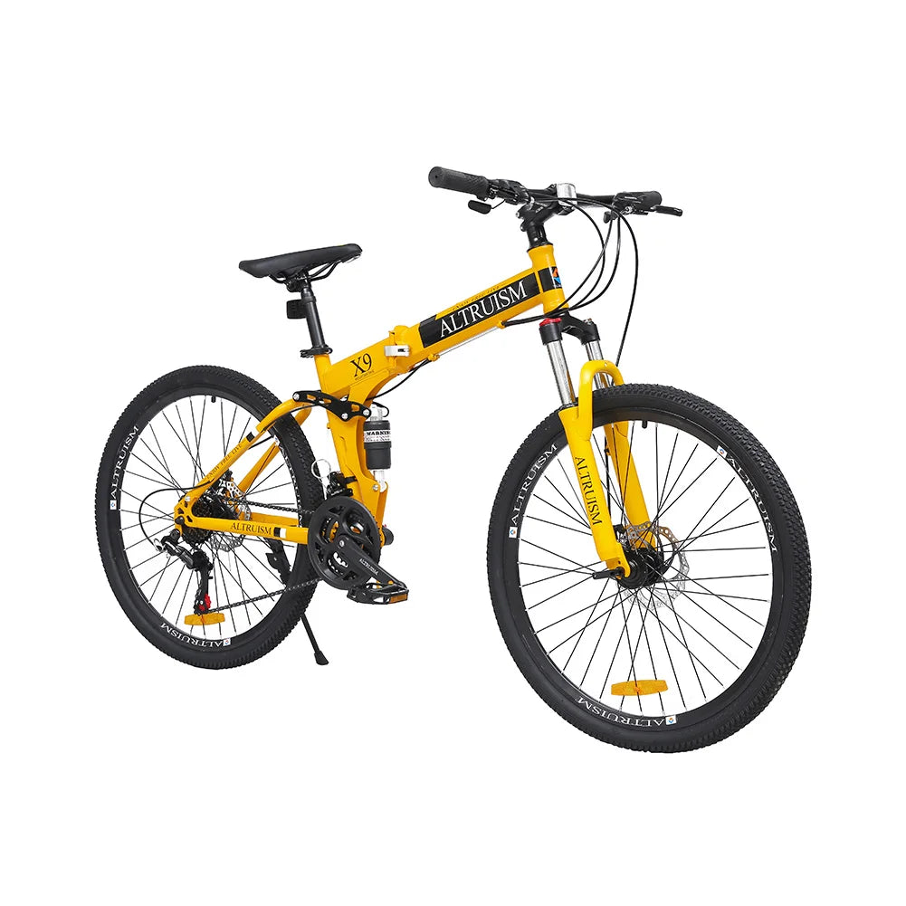 BZEQ Mountain Bike Dual Suspension 21 Speed