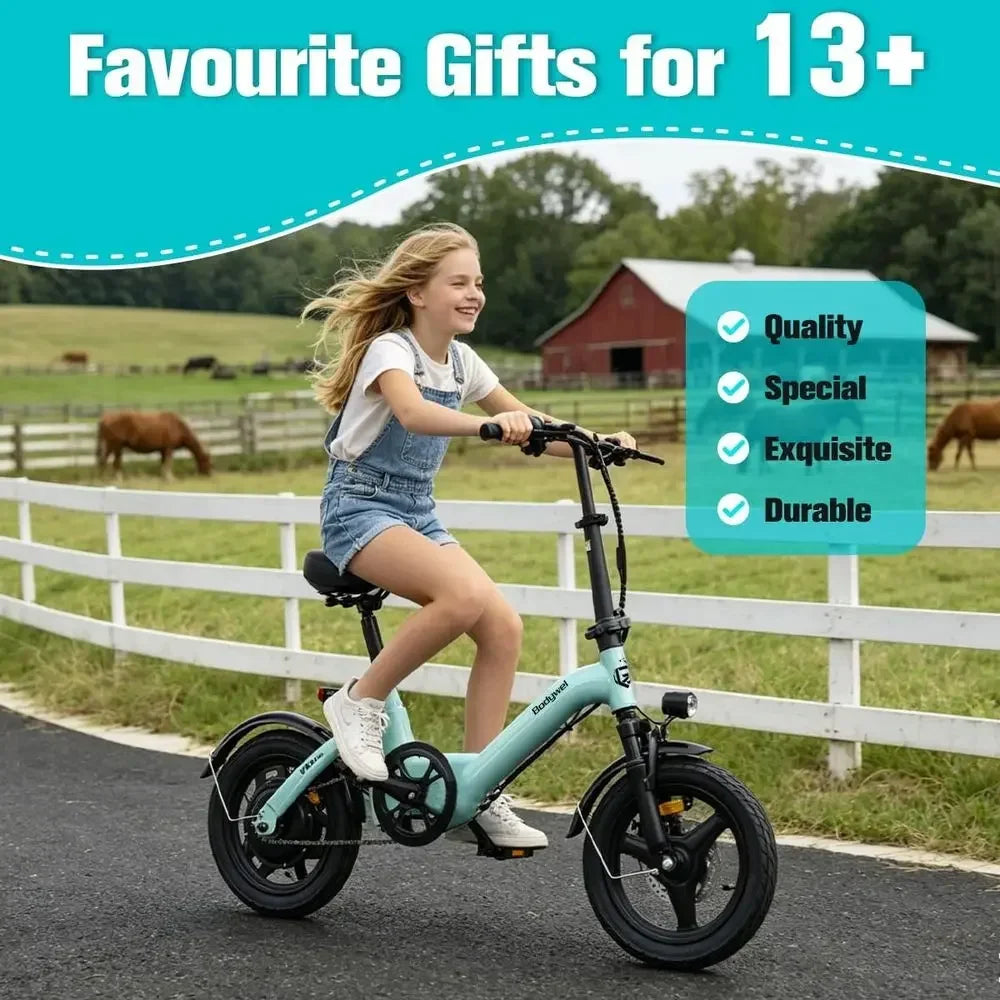 Folding E-Bike, 500W Motor, 36V, 20 MPH, 25 Mile Range