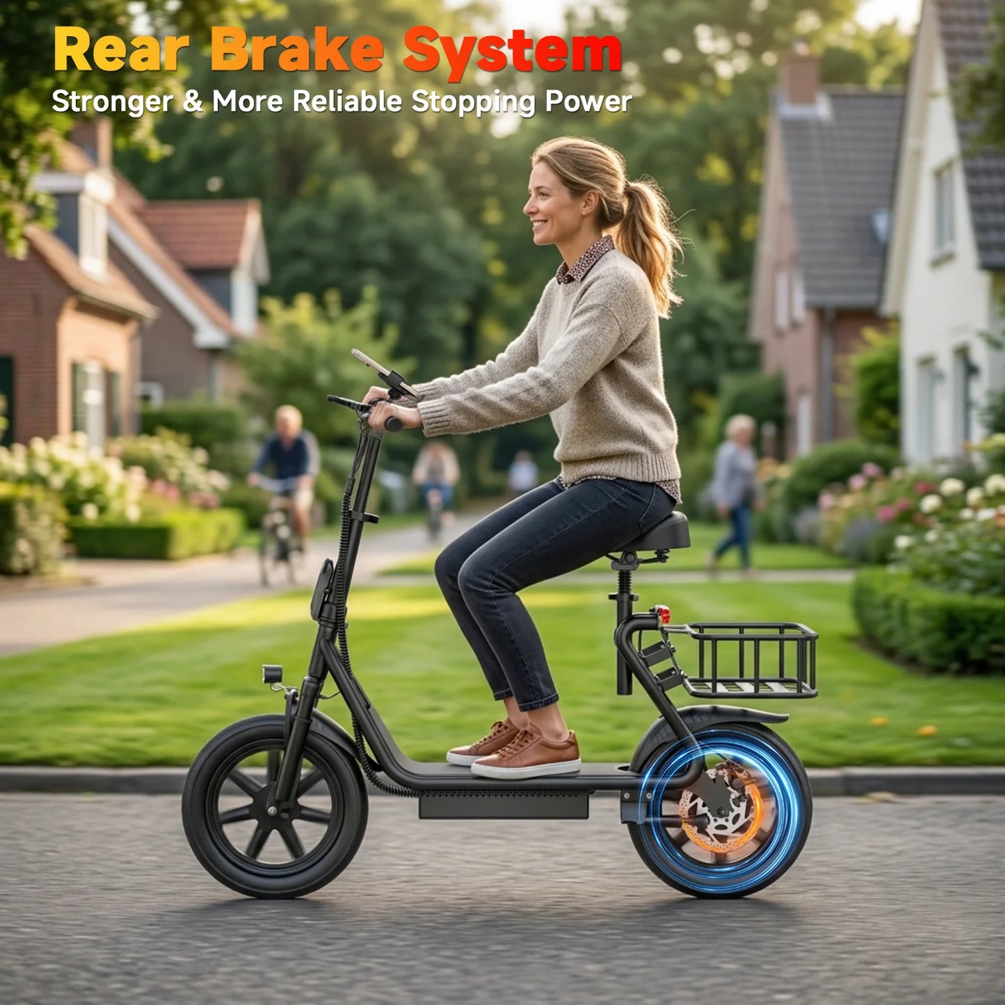 Electric Scooter For Adults With 28 Mile Range 22 MPH