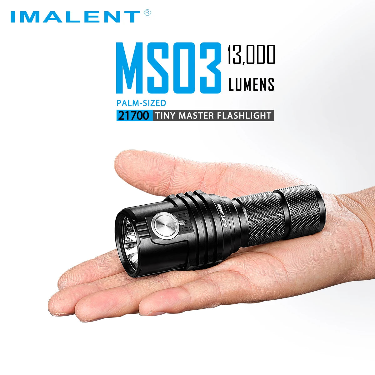 Imalent MS03 Super Bright 13000 Lumen XHP70.2 LED Flashlight