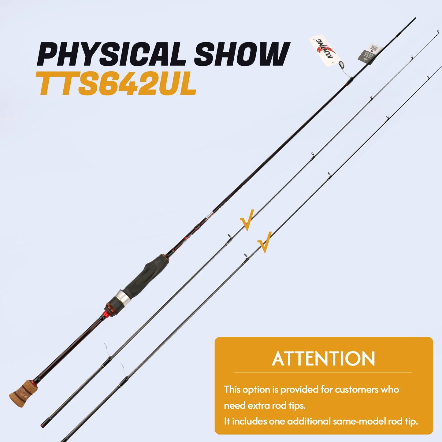 Kuying Lure Rod Baitcasting Spinning River Carbon Fishing Rod
