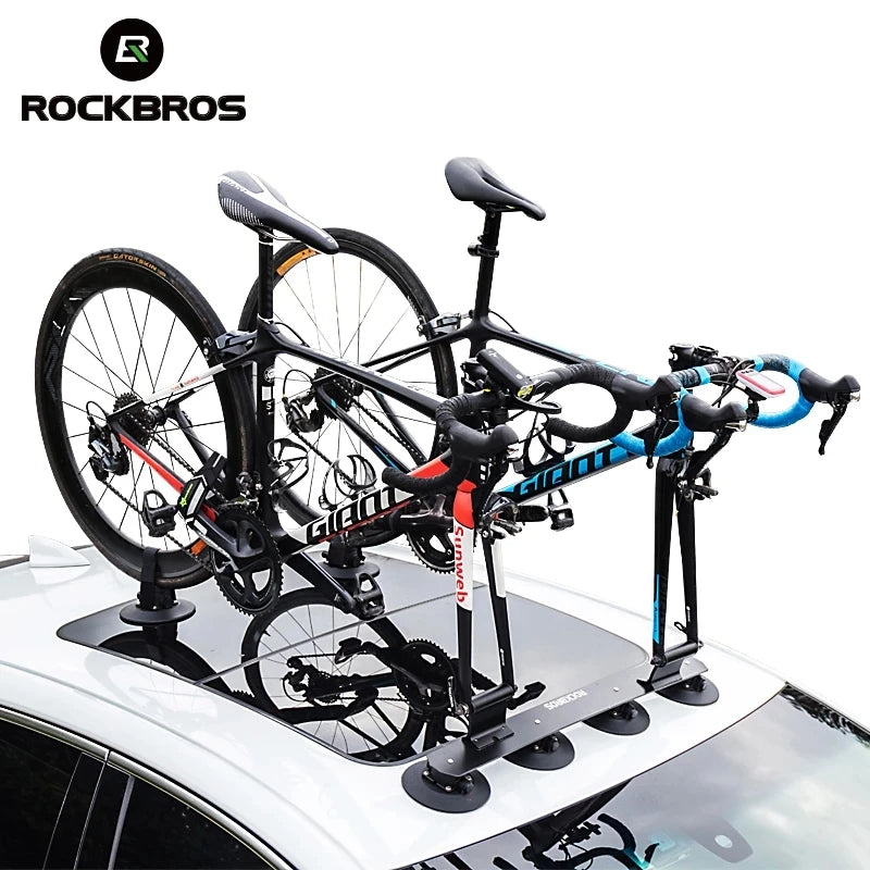 ROCKBROS Car Roof Rack Carrier With Suction Cup Bike Mount