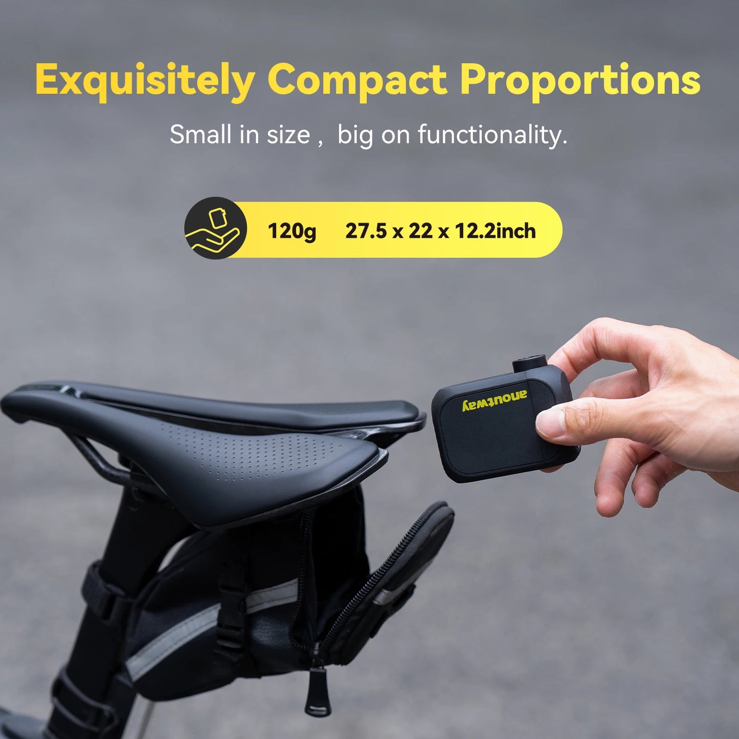 Anoutway AT1 Electric Mini Pump For Bike Cordless Inflator