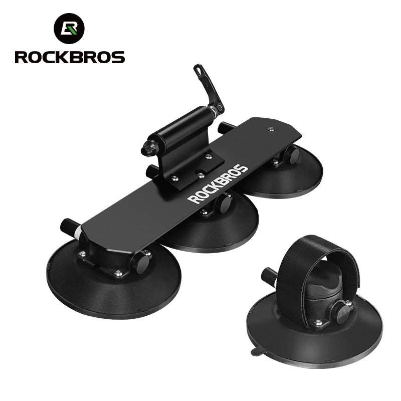 ROCKBROS Car Roof Rack Carrier With Suction Cup Bike Mount