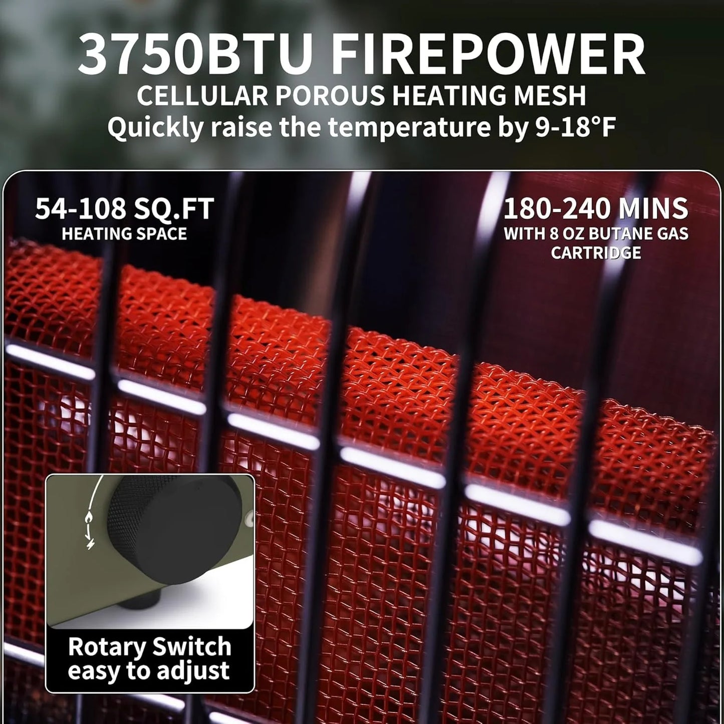 Naturehike Camp Heater Portable Space Heater for Indoor Outdoor
