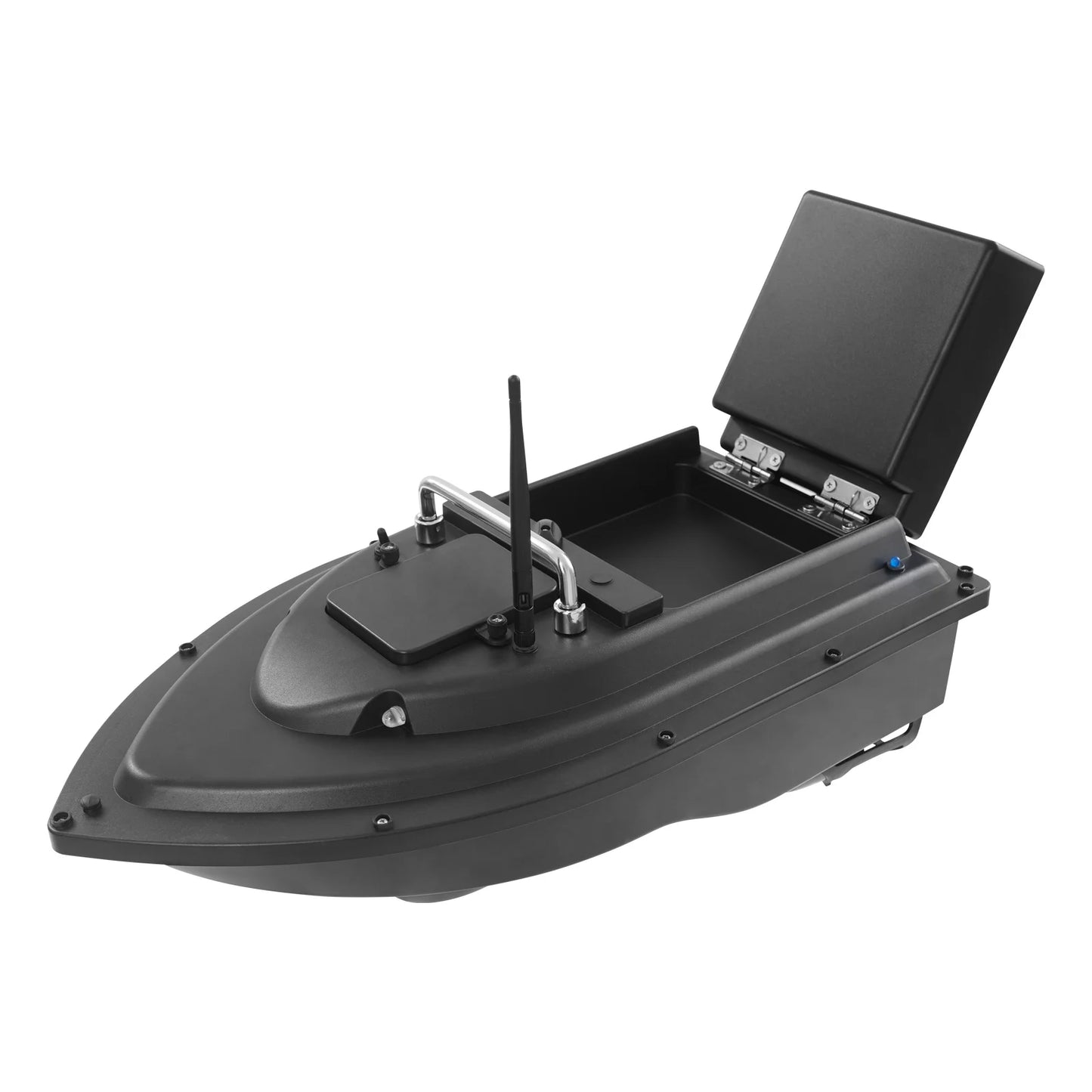 Remote Control Fishing Bait Boat, GPS Fishing Baiting Boat with Widened Large Compartment, 16 Positioning Points for Rivers