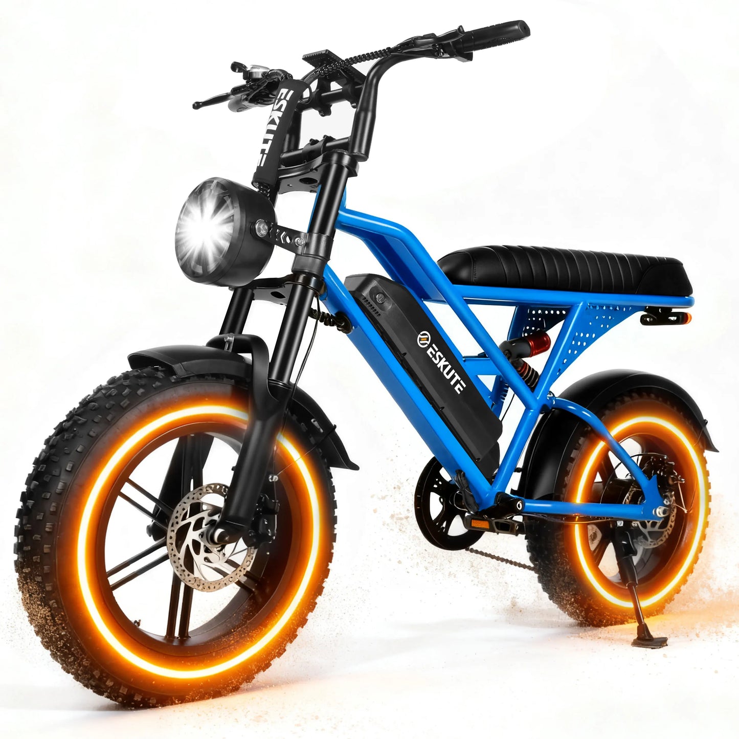 Eskute V100 Electric Bike 1500W Peak Dual Suspension Fat Tire