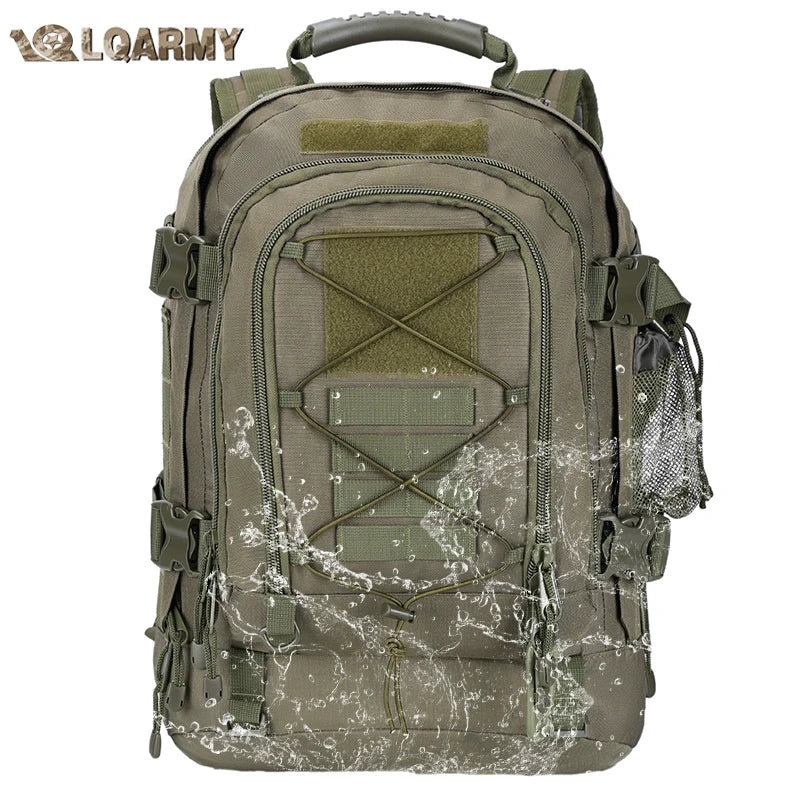 LQARMY Tactical Molle Backpack For Hiking And Camping