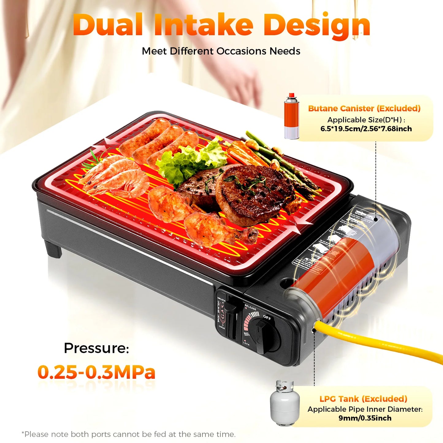 Portable Butane Camping Gas Stove With Ignition for Outdoors