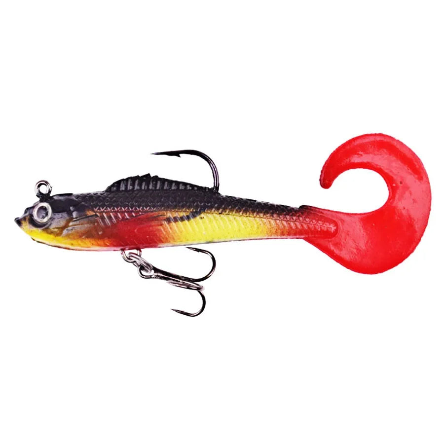 BODECIN Wobblers Soft Silicone Baits For Sea Bass Lures