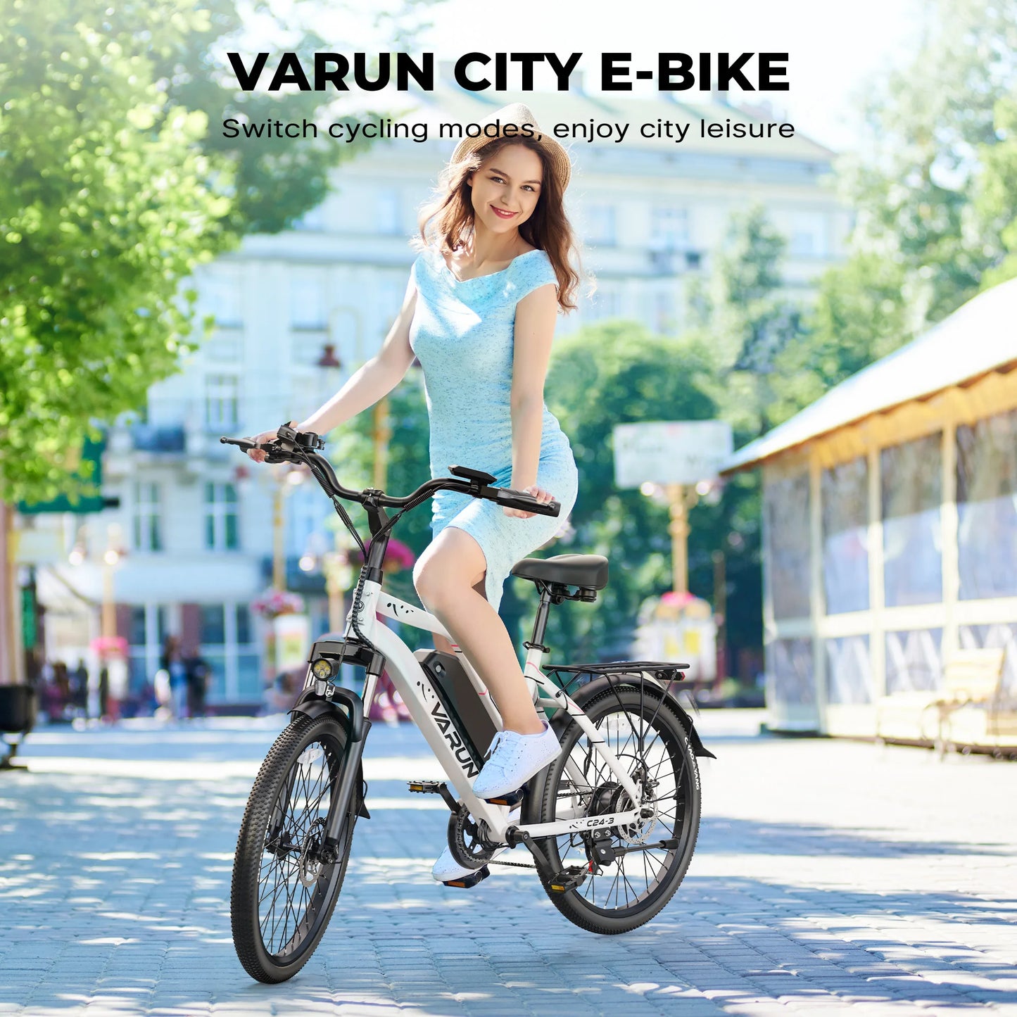 Varun C24-3 Electric City Bike 750W Peak Power Brushless