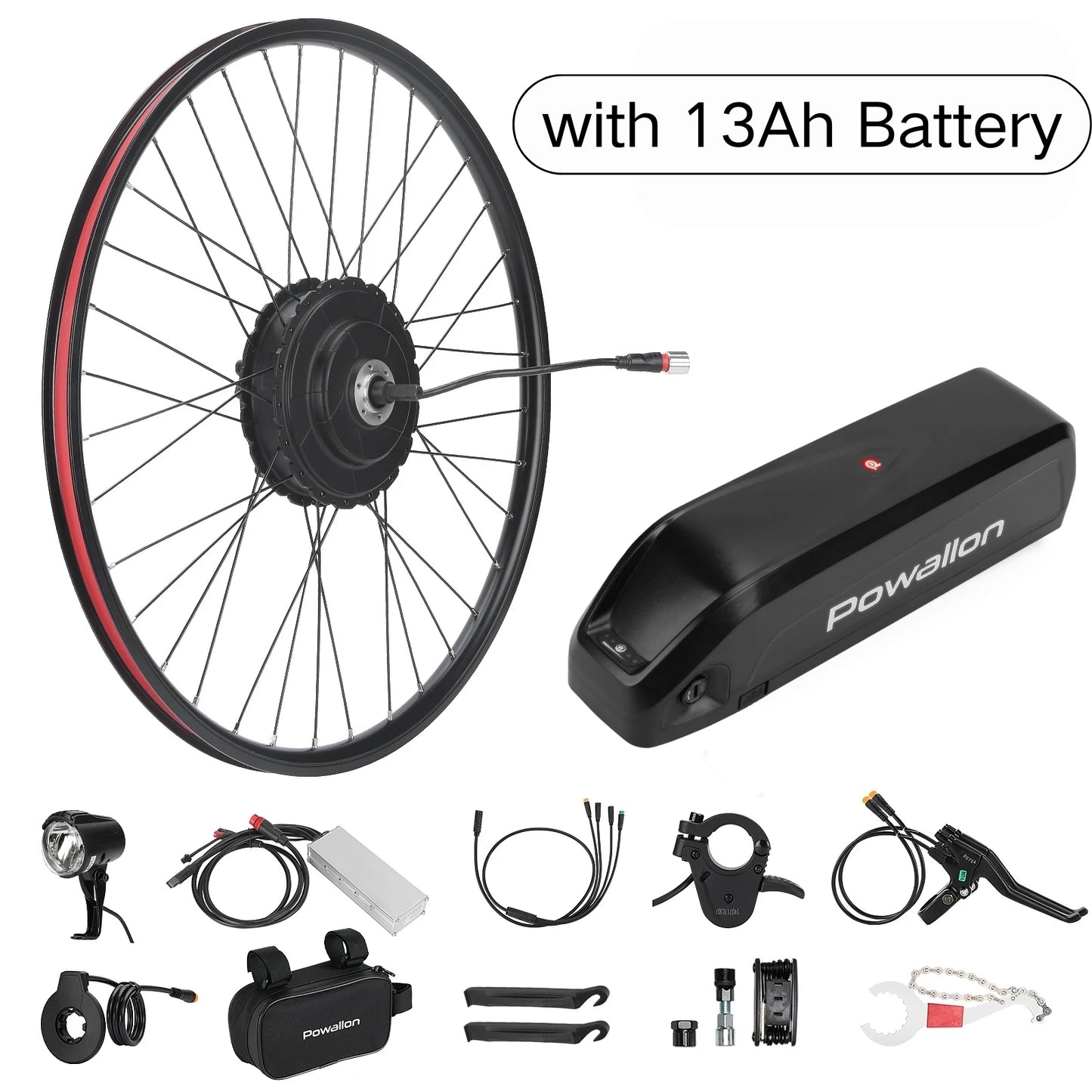 BAFANG Ebike Conversion Kit With Battery Peak 1300W Rear Hub Motor