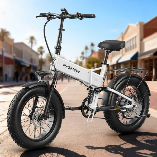PUCKIPUPPY Dachshund Pro Folding Electric Bike 1350W Peak Motor
