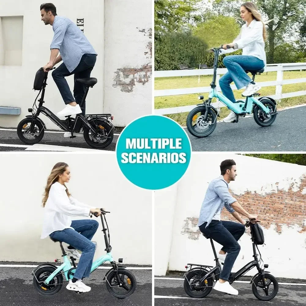 Folding E-Bike, 500W Motor, 36V, 20 MPH, 25 Mile Range