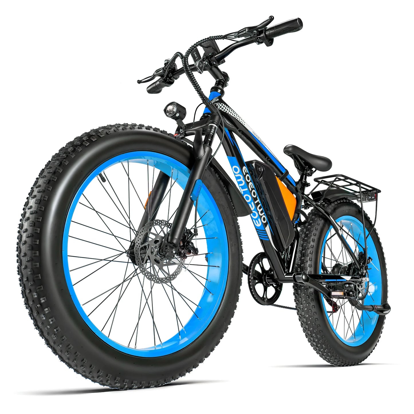 EOEOTWO Electric Bike 1500W Peak Fat Tire 70 Mile Range