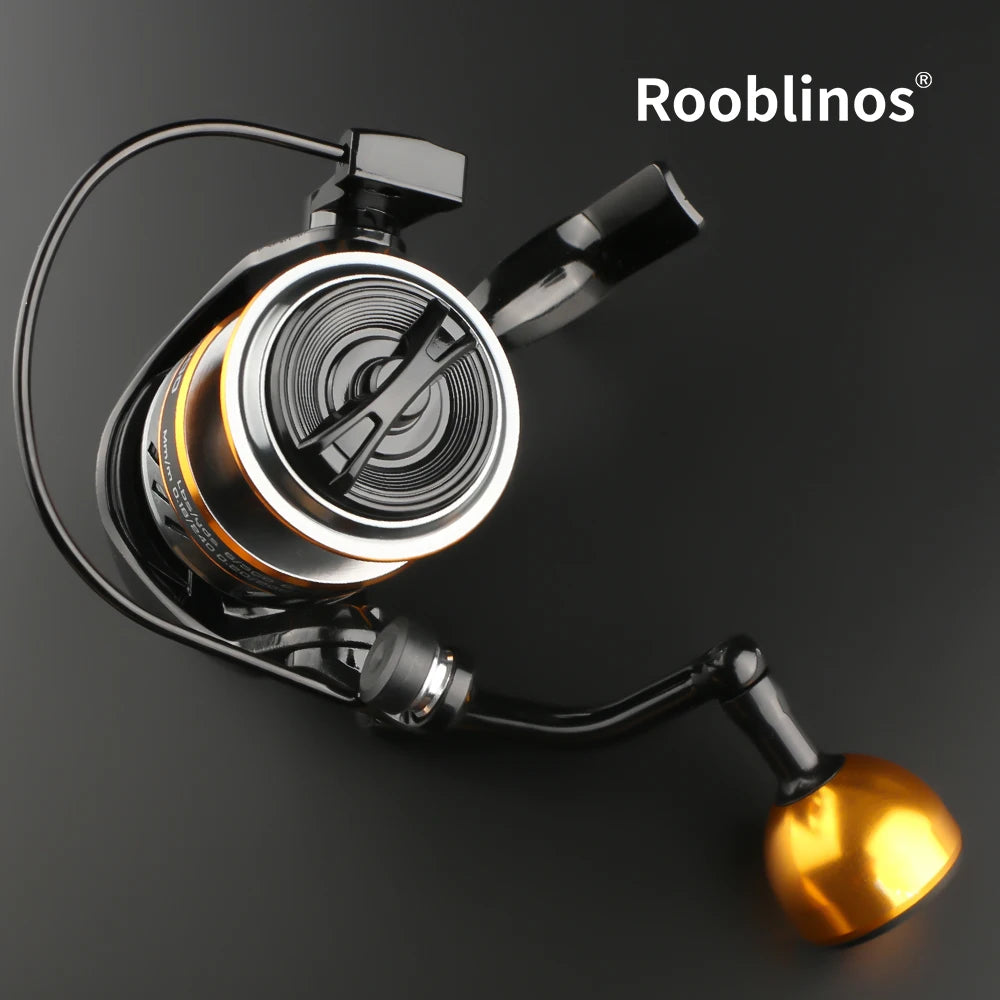 Rooblinos HM Spinning Reel 5.2:1 Gear Ratio And Smooth Drag