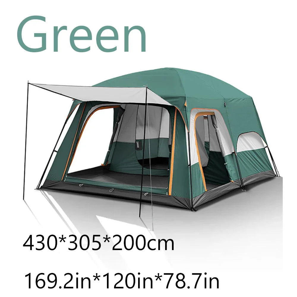 Sonuto Family Tent Windproof With Mosquito Net And Sun Protection
