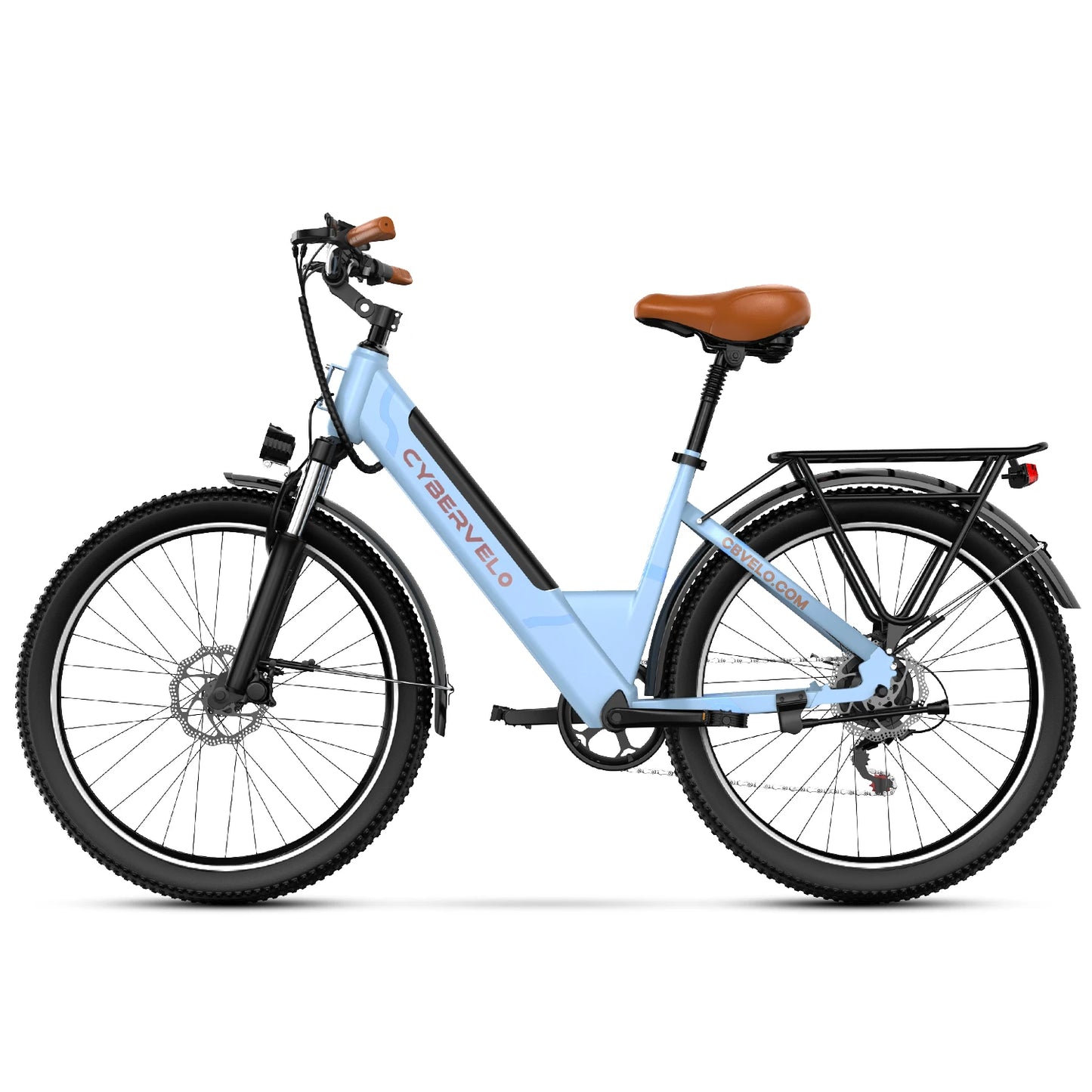 Cybvelo Urban Commute Electric Bike EK2 48V 1000W Peak Motor