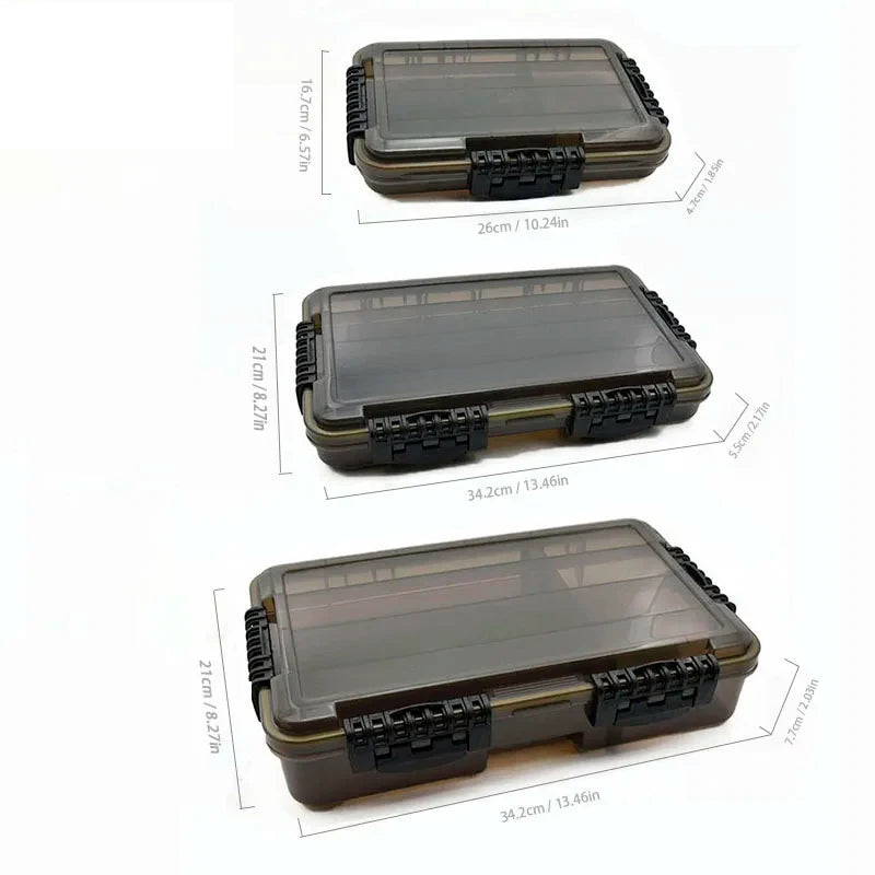 Large Capacity Waterproof Fishing Tackle Box Storage Case