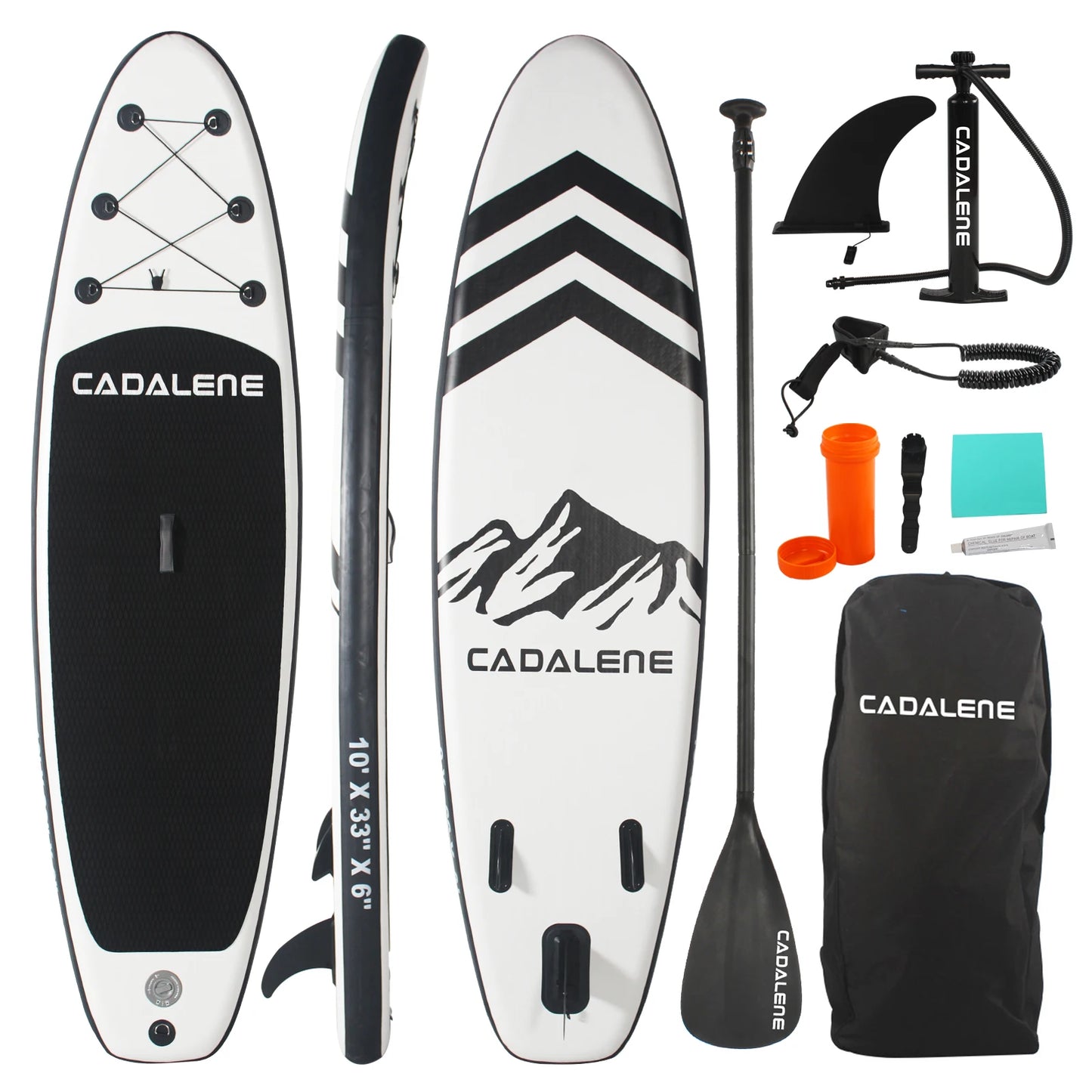 CADALENE Inflatable Stand Up Paddle Board with Accessories