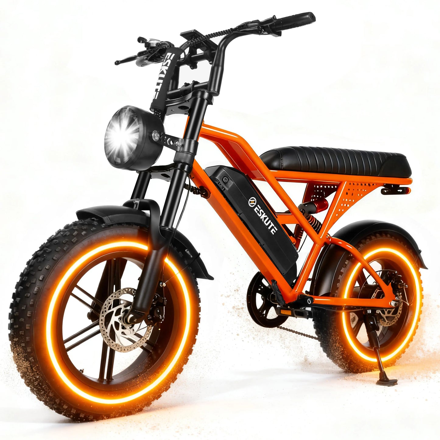Eskute V100 Electric Bike 1500W Peak Dual Suspension Fat Tire