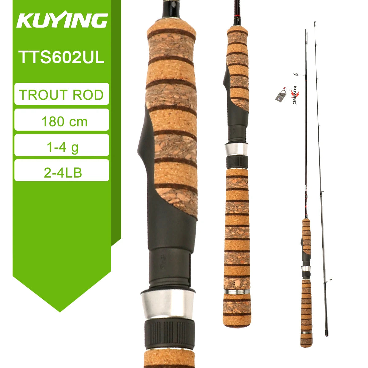 Kuying Teton Spinning Rod Carbon Lure BFS Fuji Parts
