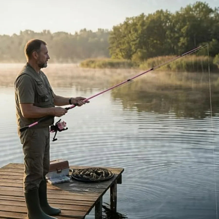 Strike Series Collapsible Spinning Rod And Reel Combo