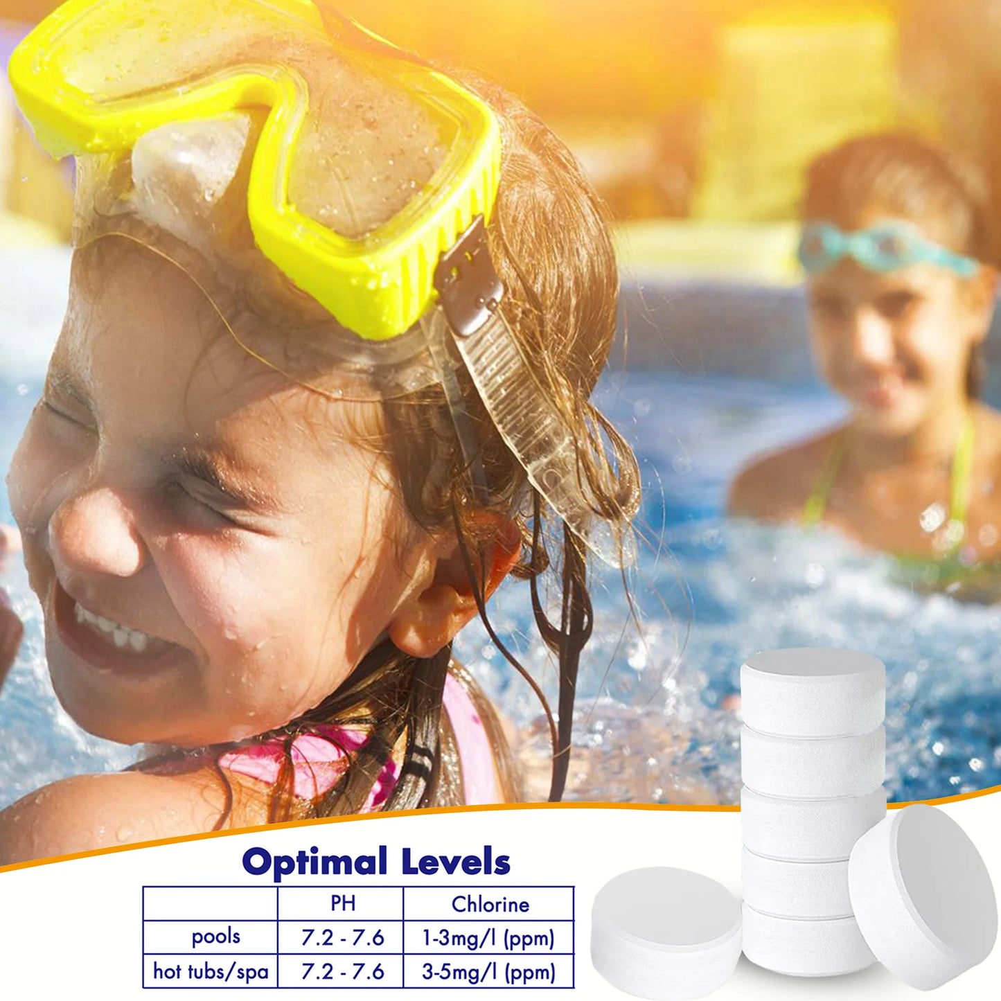 Premium Stabilized Pool Chlorine Tablets For Long Lasting Sanitization