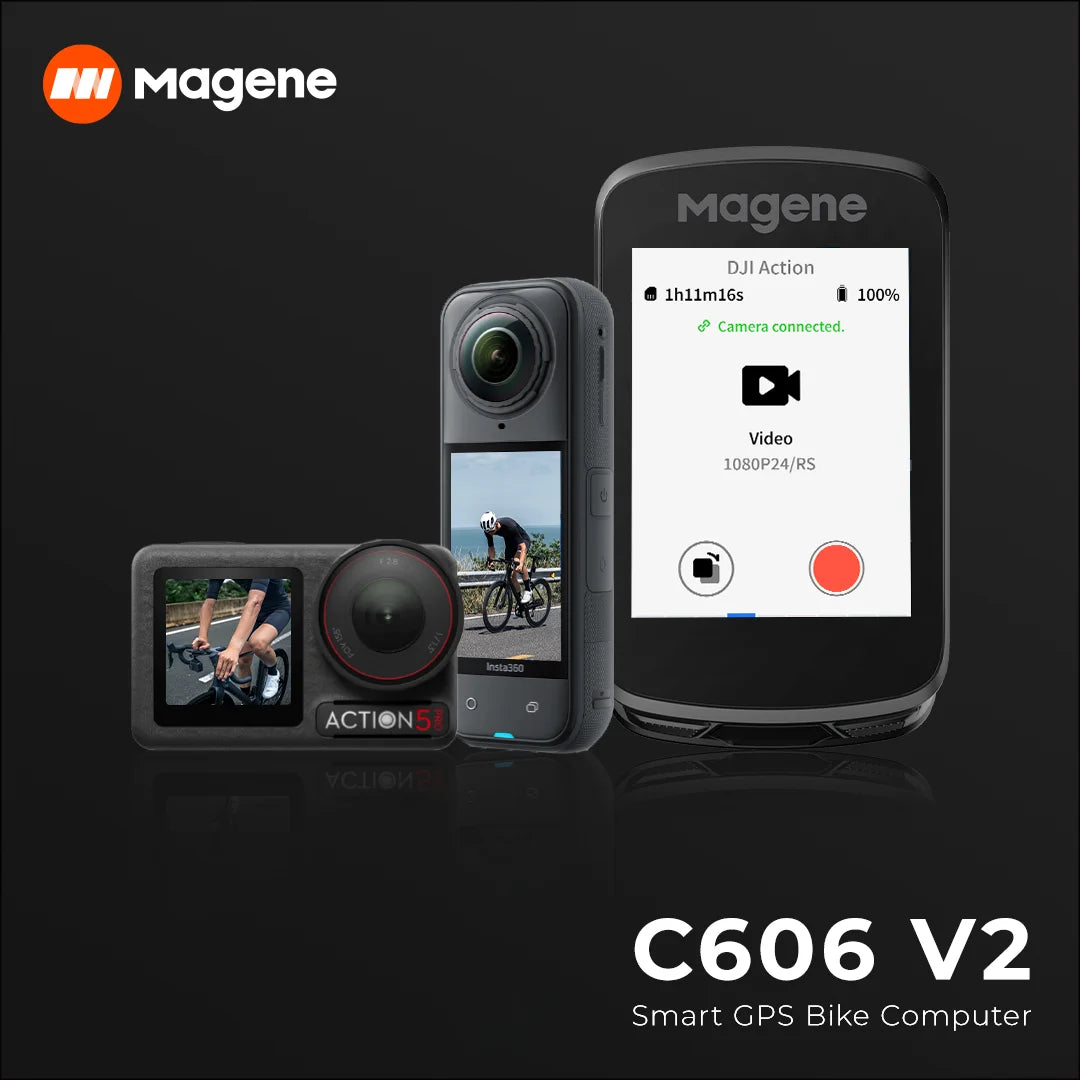 Magene C606V2 GPS Bike Computer With Navigation And Speedometer