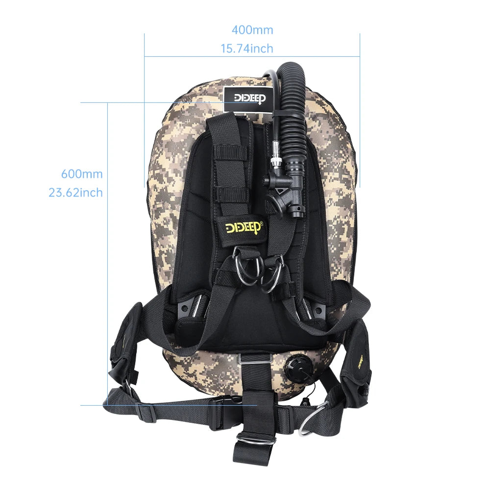 DIDEEP Buoyancy Control Device Donut Design Scuba Diving BCD Equipment