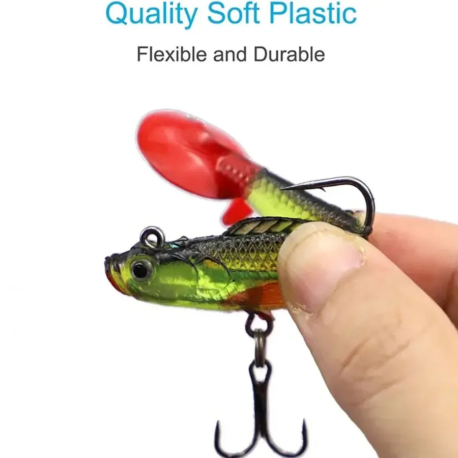 BODECIN Wobblers Soft Silicone Baits For Sea Bass Lures