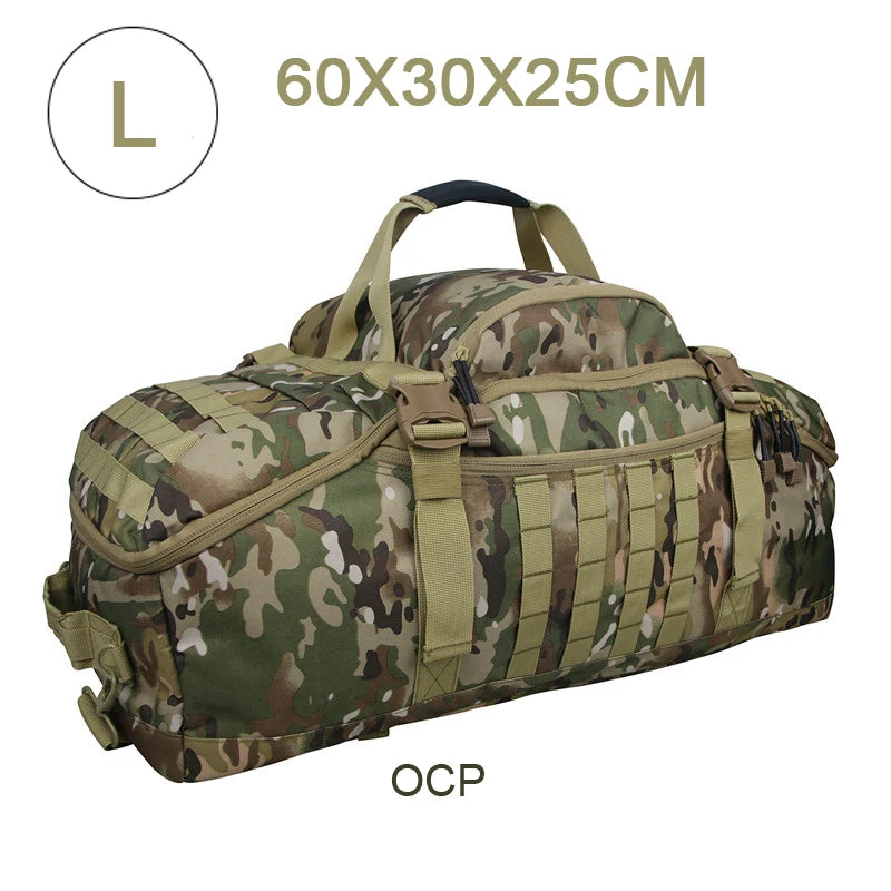 LQARMY Waterproof 3 Way Duffle Bag For Travel And Fitness