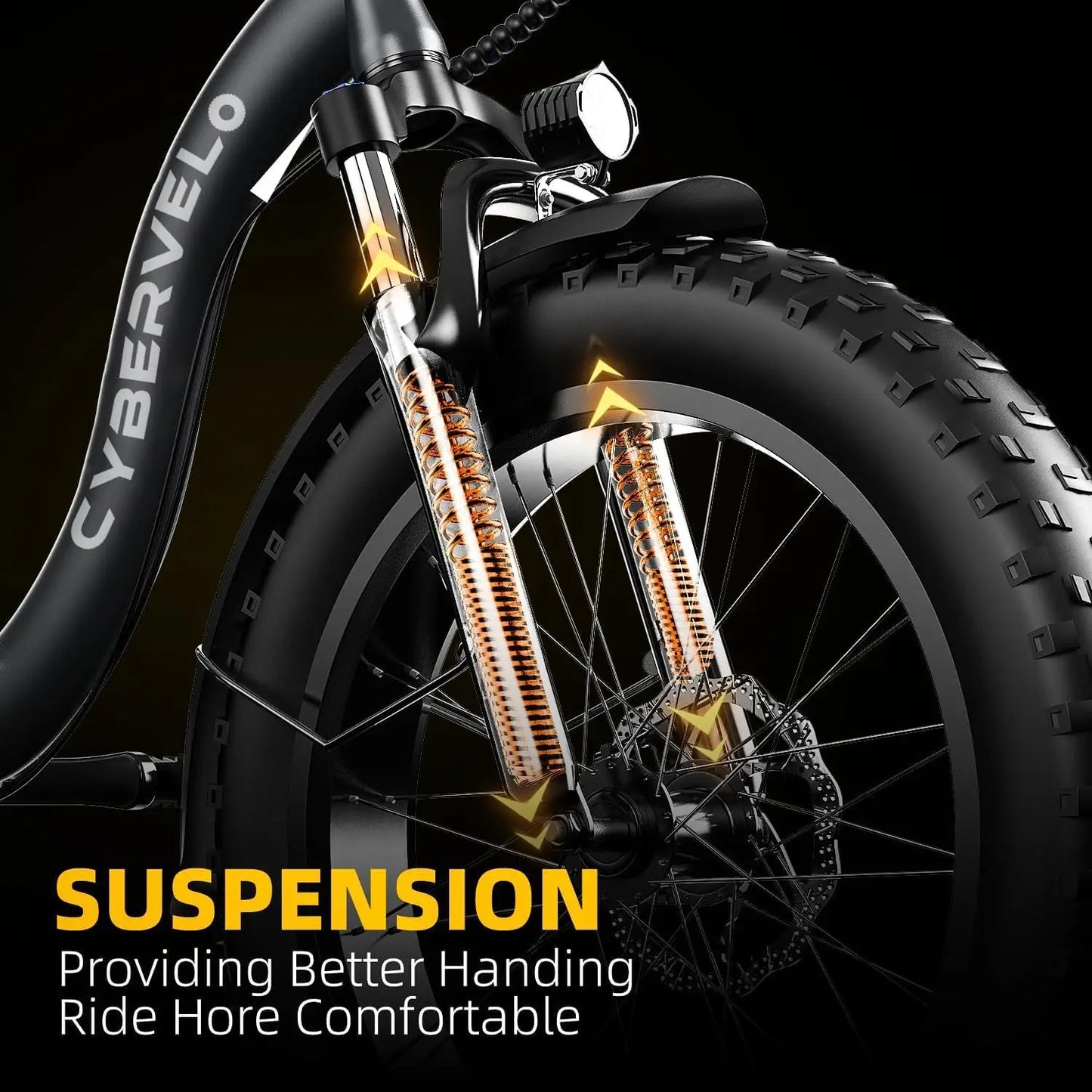 CYBERVELO EK4 EK5 1000W Foldable Fat Tire Electric Bike