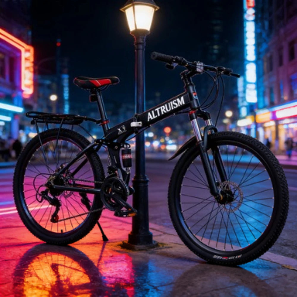 BZEQ Mountain Bike Dual Suspension 21 Speed