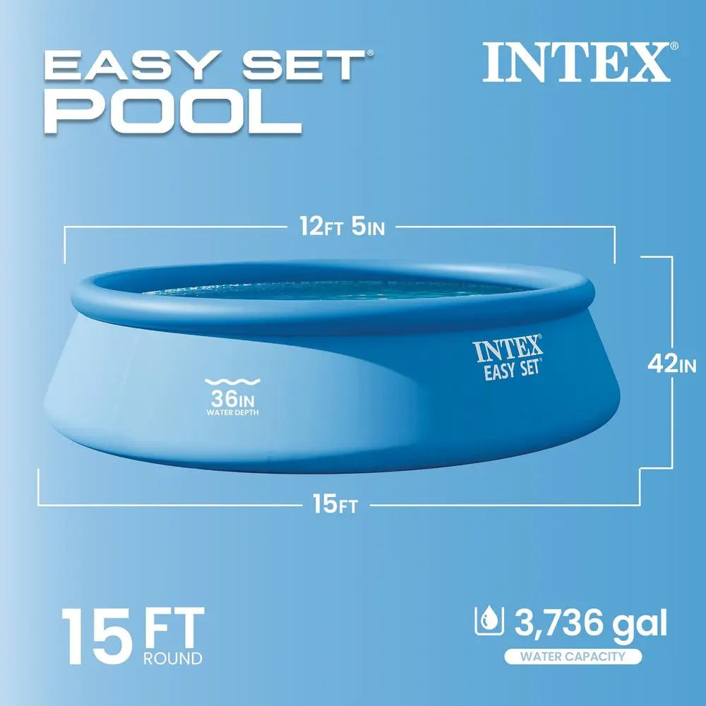 YTYIN Easy Set Above Ground Pool With Cartridge Filter Pump