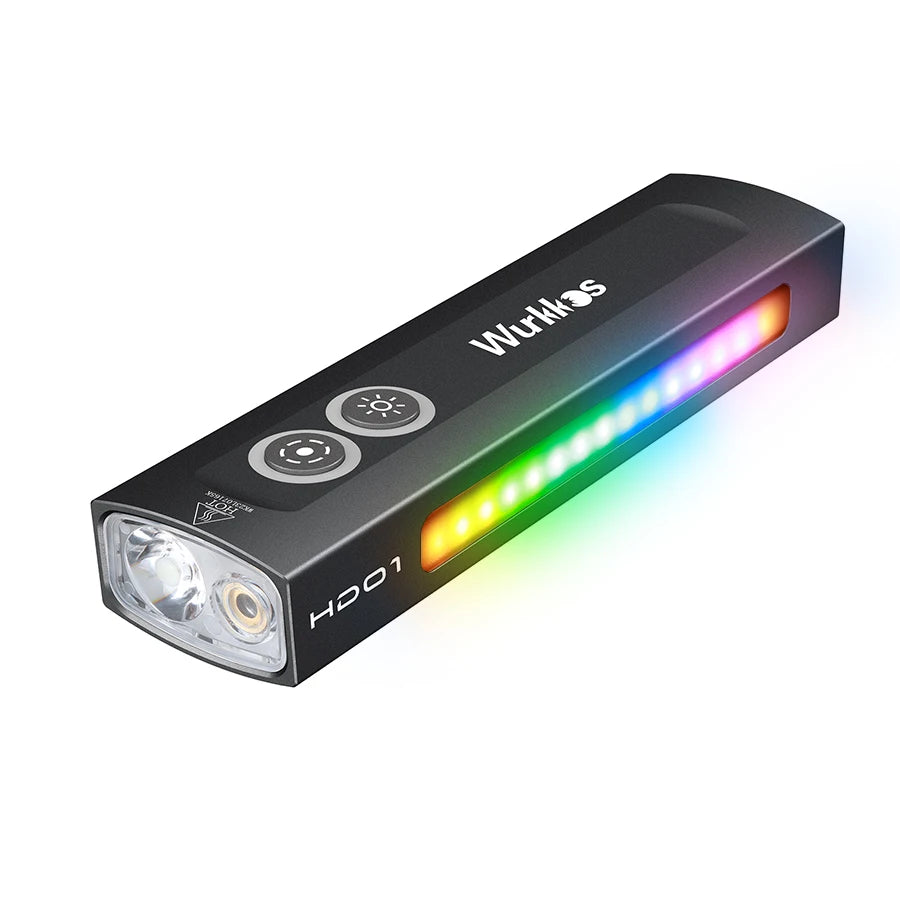 Wurkkos HD01 1200 Lumen Multifunctional Flashlight With RGB IP65