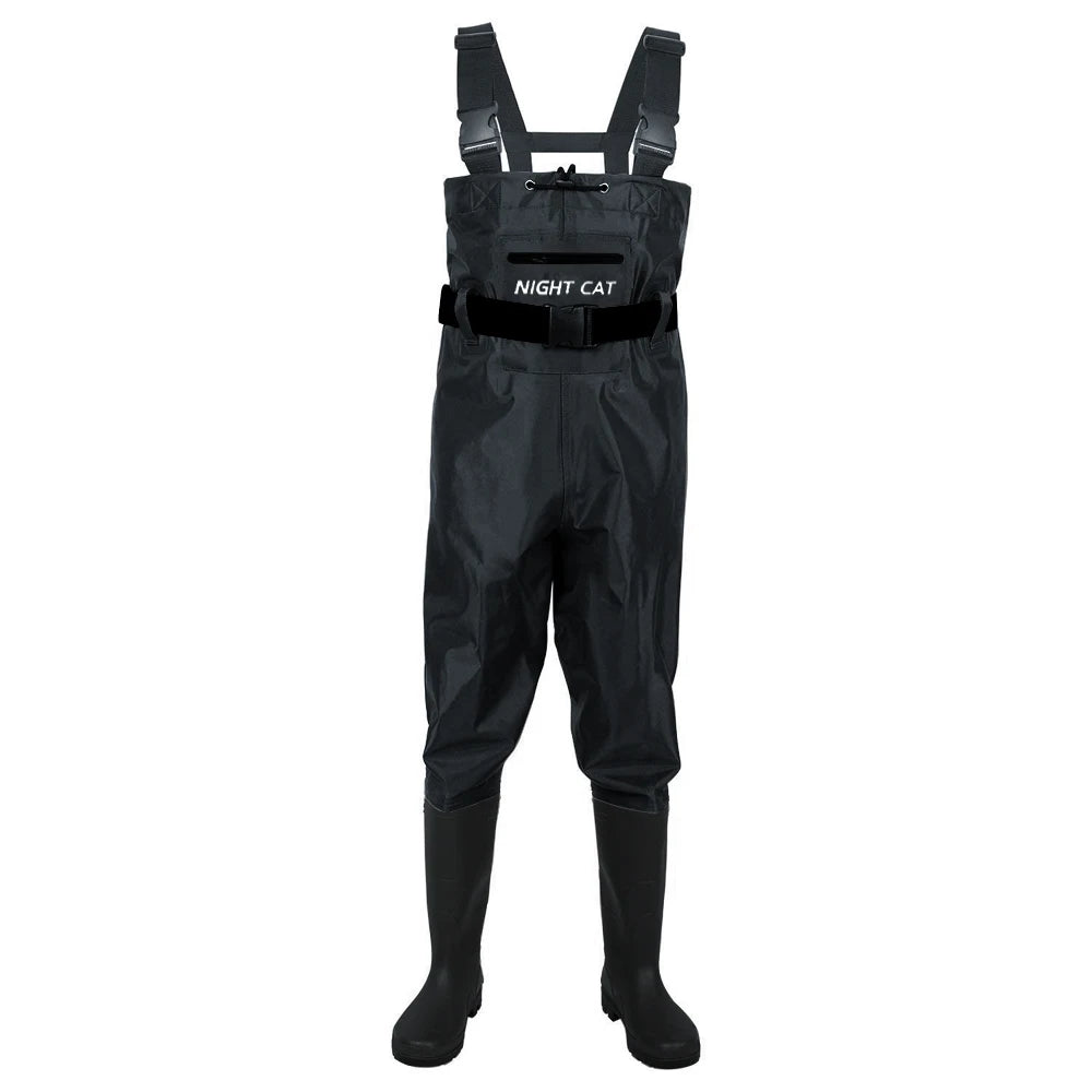 Waterproof Chest Waders With Boots For Men And Women NylonPVC
