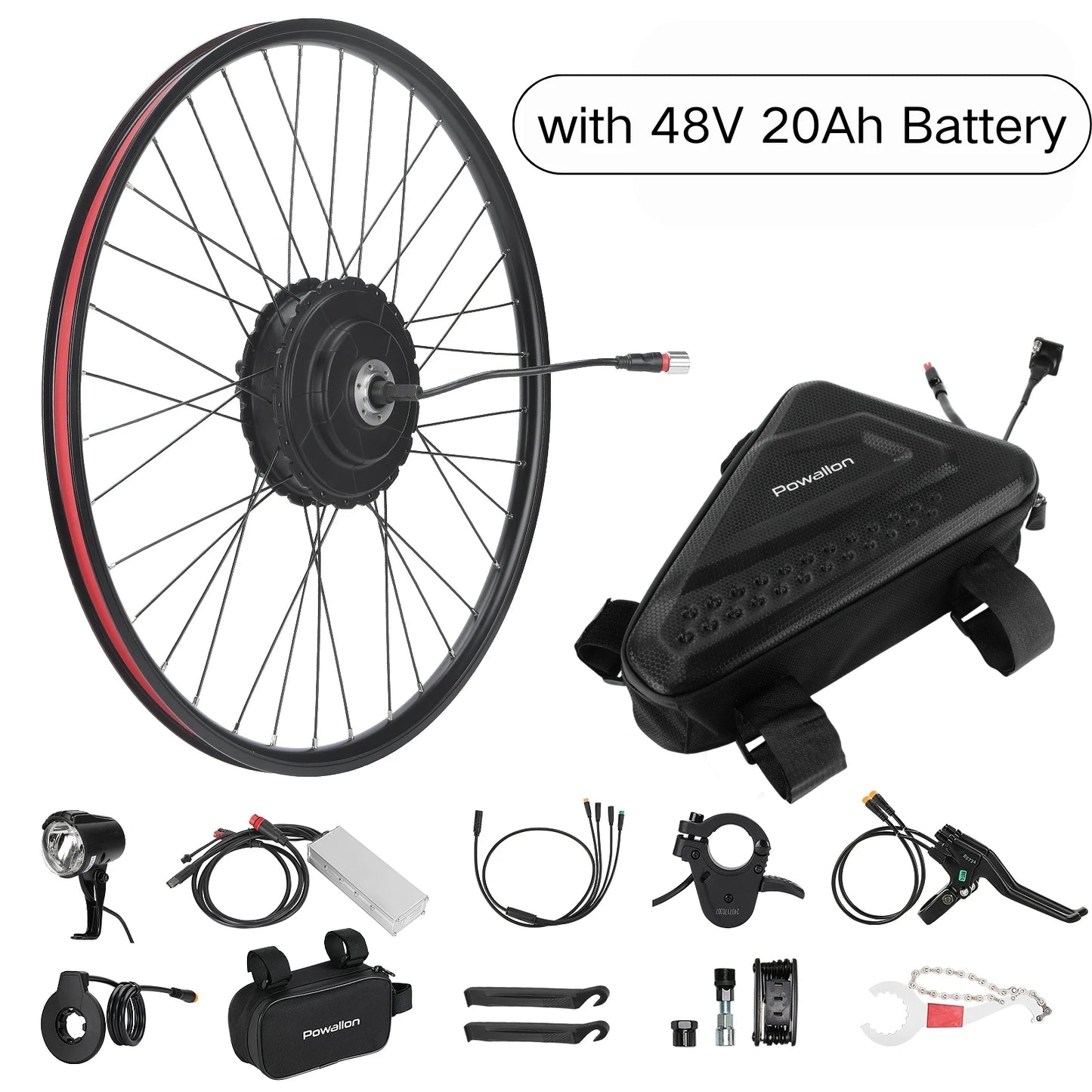 BAFANG Ebike Conversion Kit With Battery Peak 1300W Rear Hub Motor