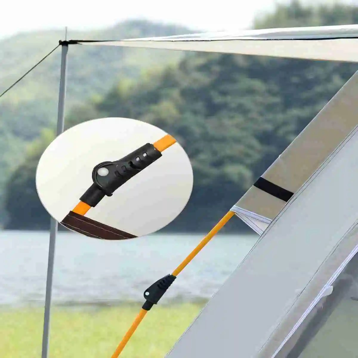 Pakicetus Outdoor Camping Tent Sunshade With Dual Doors And Windows