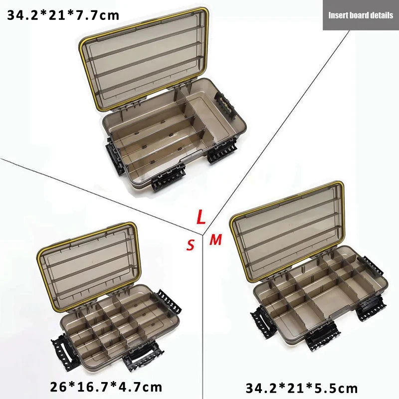 Large Capacity Waterproof Fishing Tackle Box Storage Case