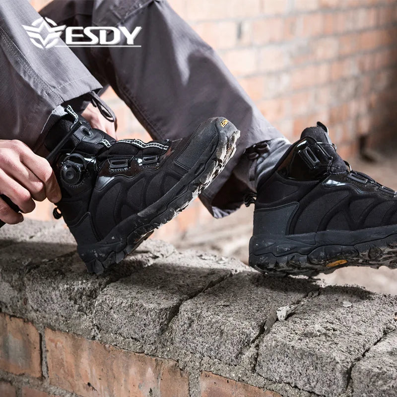 KOLINLOV Men's Waterproof Hiking Boots for Outdoor Adventures