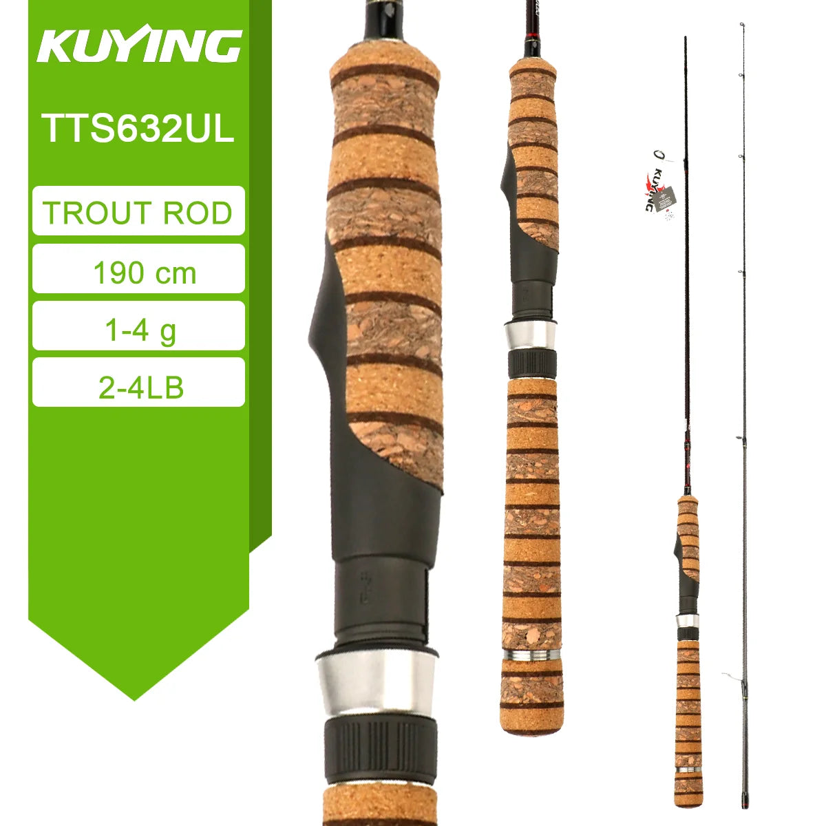 Kuying Teton Spinning Rod Carbon Lure BFS Fuji Parts