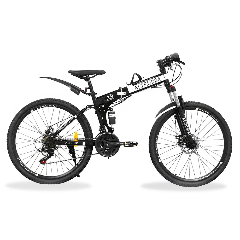 BZEQ Mountain Bike Dual Suspension 21 Speed